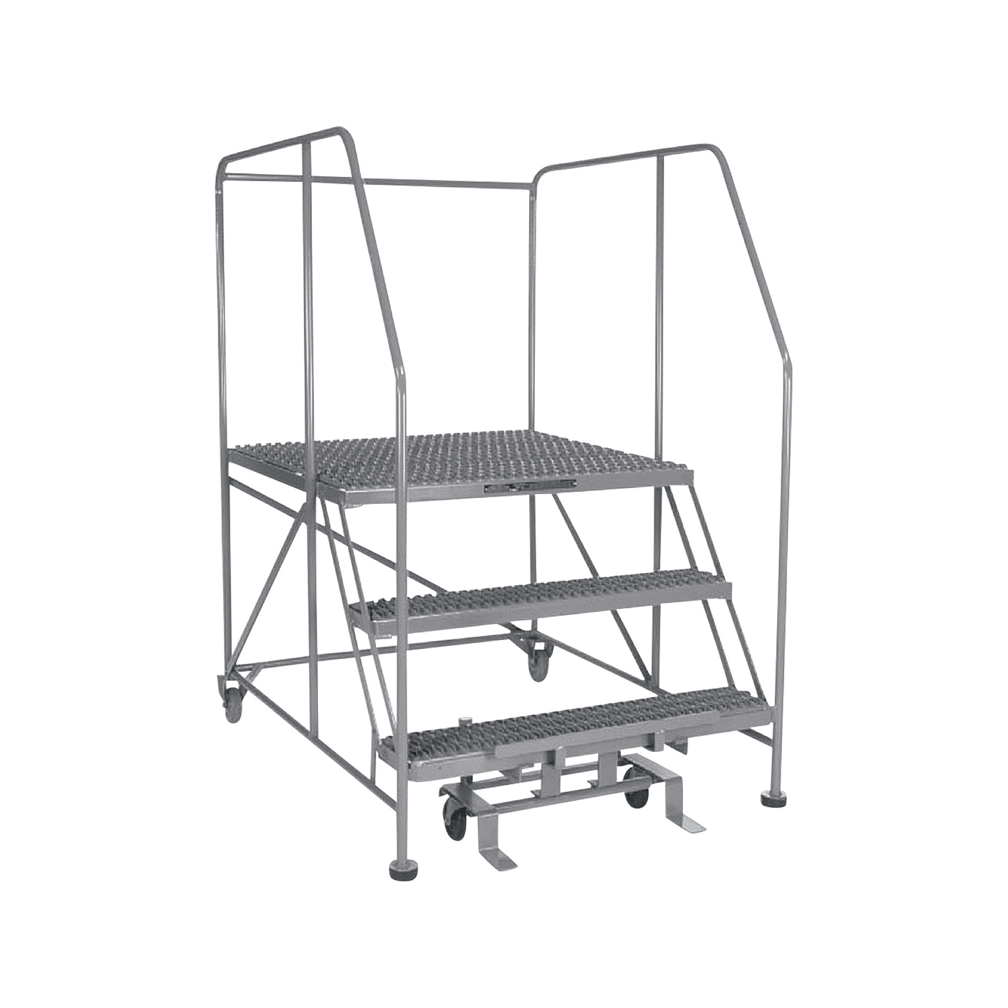 Cotterman Rolling Work Platform, 800-Lb. Capacity, 36in. x 36in. Work Platform, 3 Step, Model# 3WP3636RA3B4B8AC1P6
